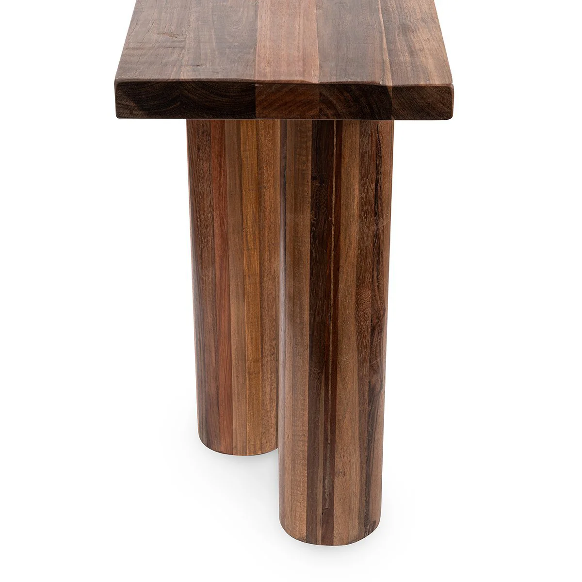 Alto Rectangle Console Table - Rustic Brown - Image 7