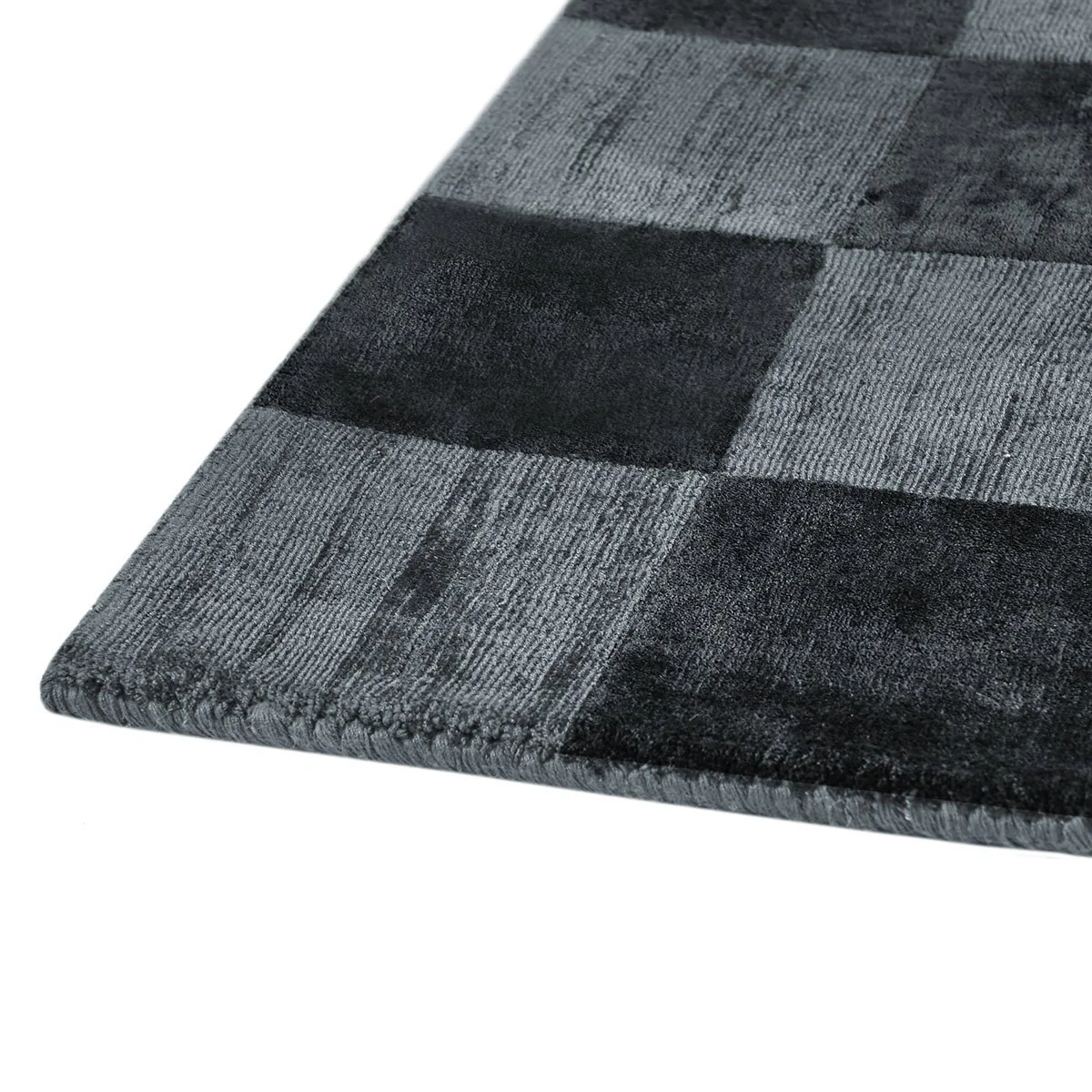 Berlin Check Rug - Ink Blue - Image 13