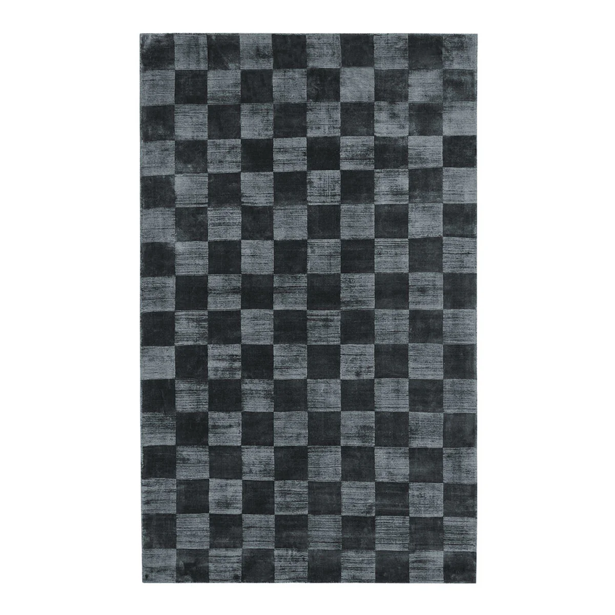 Berlin Check Rug - Ink Blue - Image 5