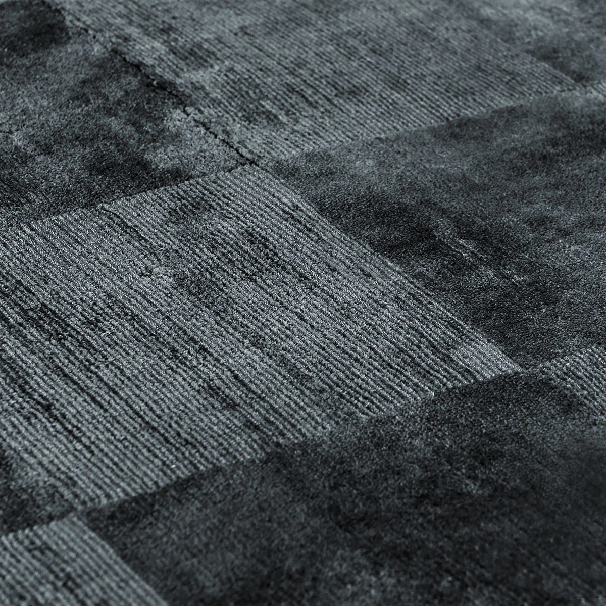 Berlin Check Rug - Ink Blue - Image 6
