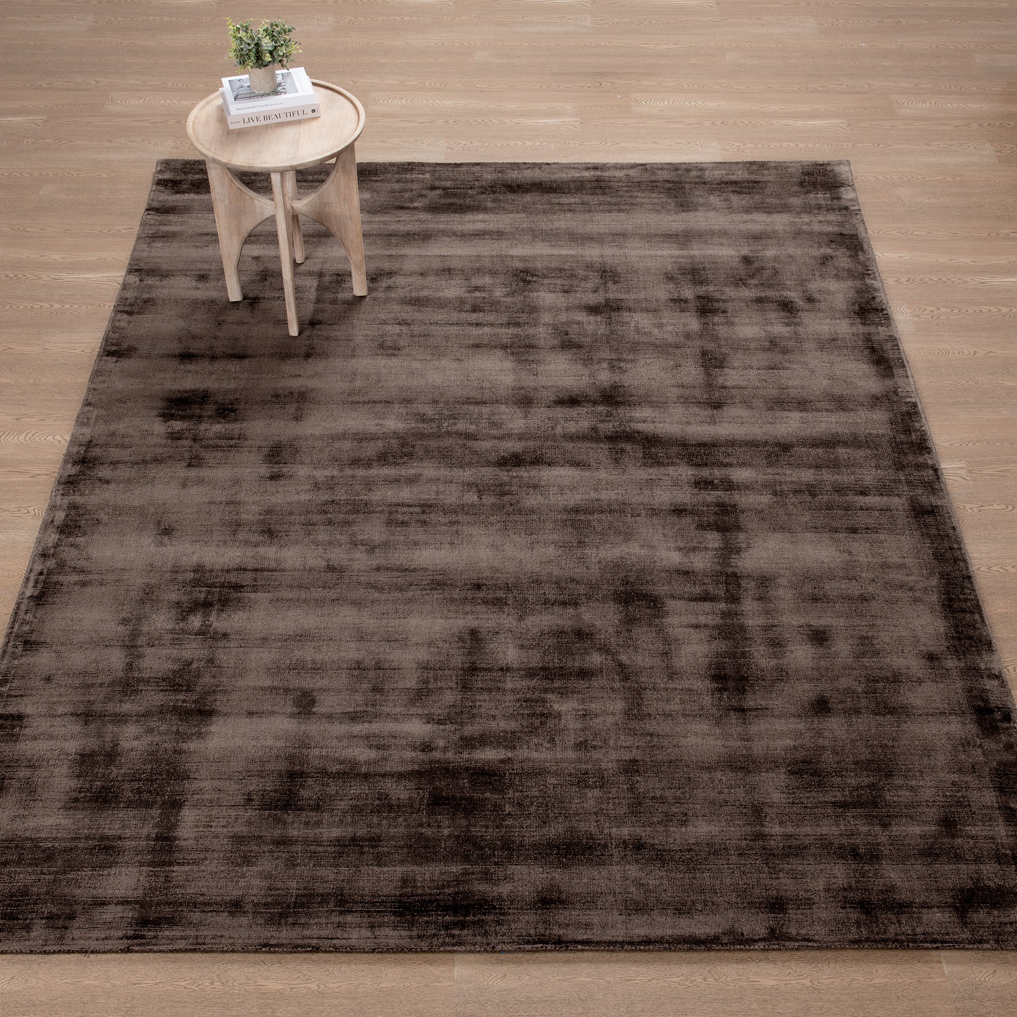 Berlin Distressed Rug - Ganache Brown - Image 11