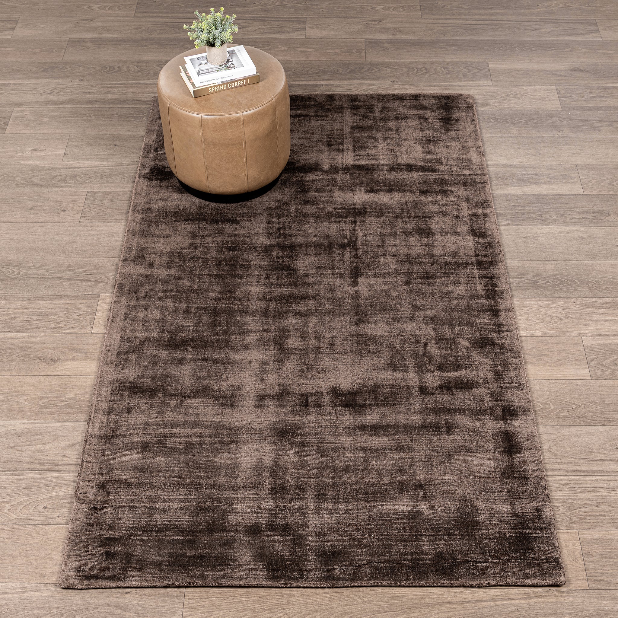Berlin Distressed Rug - Ganache Brown - Image 8
