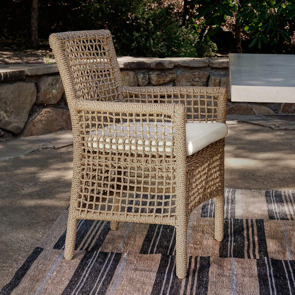Brisbane Outdoor Dining Chair - Natural - Image 6