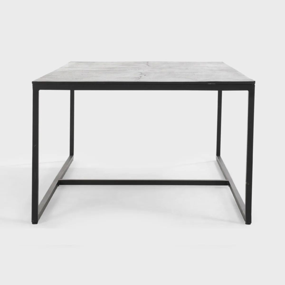 Buckley Cast Aluminum Rectangle Coffee Table Set of 3 - Dark Antique - Image 4