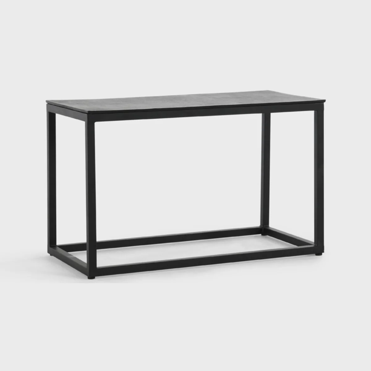 Buckley Cast Aluminum Rectangle Coffee Table Set of 3 - Dark Antique - Image 6