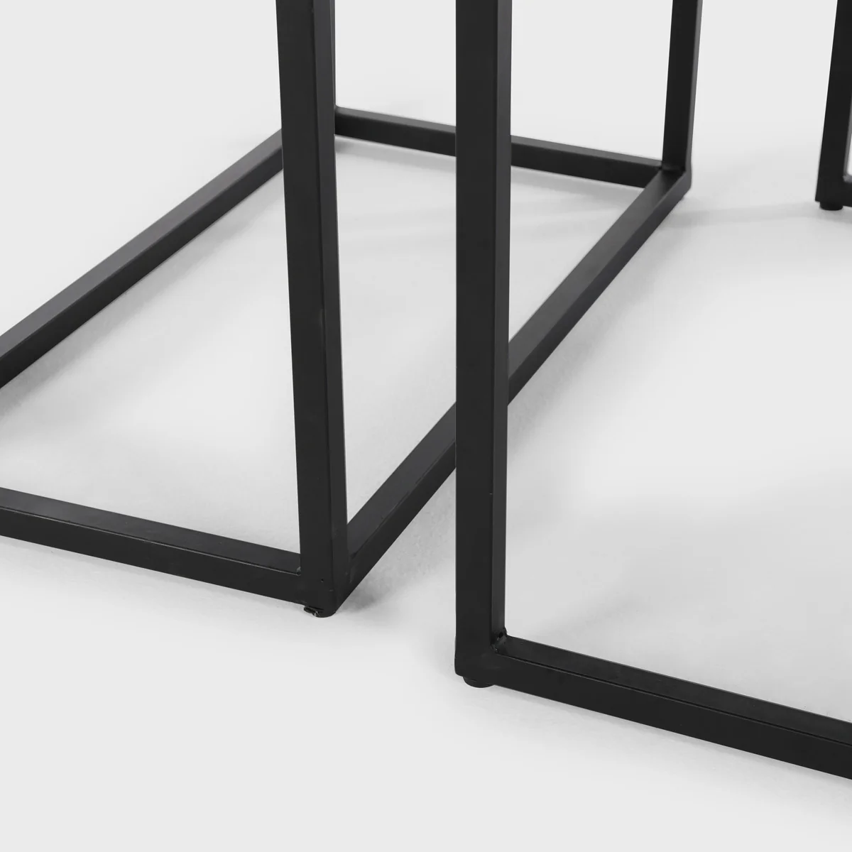 Buckley Cast Aluminum Rectangle Coffee Table Set of 3 - Dark Antique - Image 8