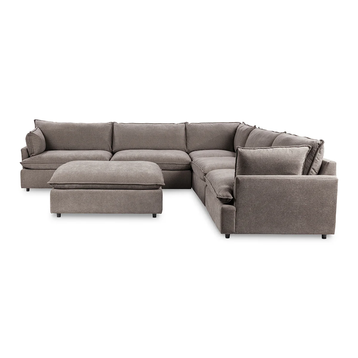 Caplan 6-Piece Modular Sectional w/ Ottoman - Image 3