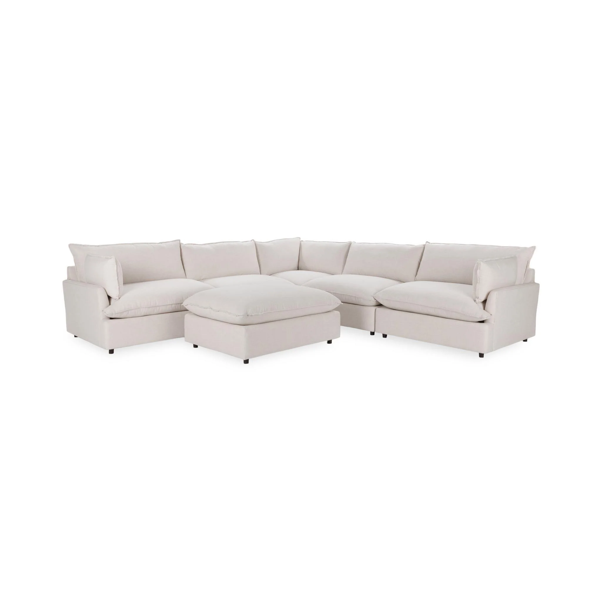 Caplan 6-Piece Modular Sectional w/ Ottoman - Image 38