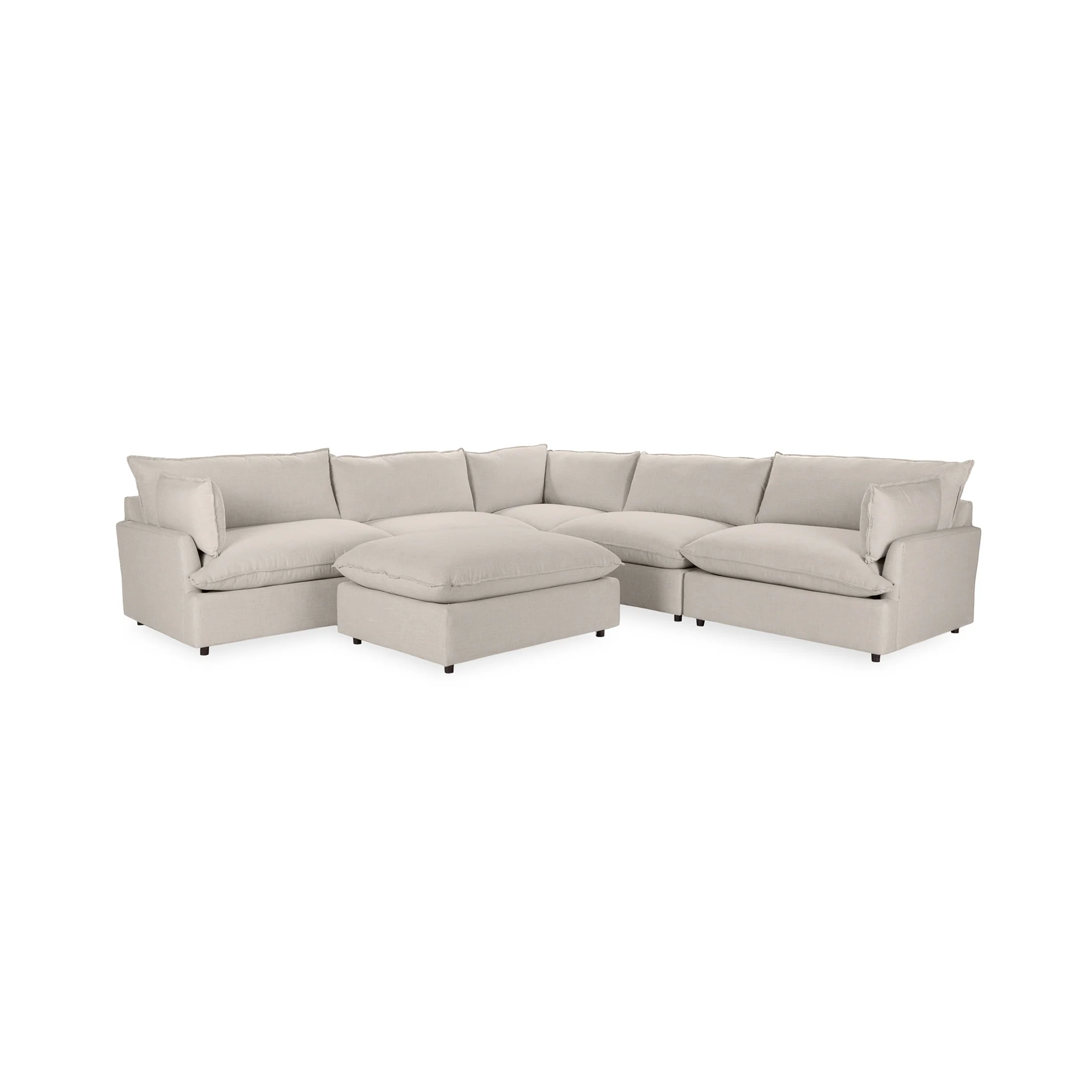 Caplan 6-Piece Modular Sectional w/ Ottoman - Image 45