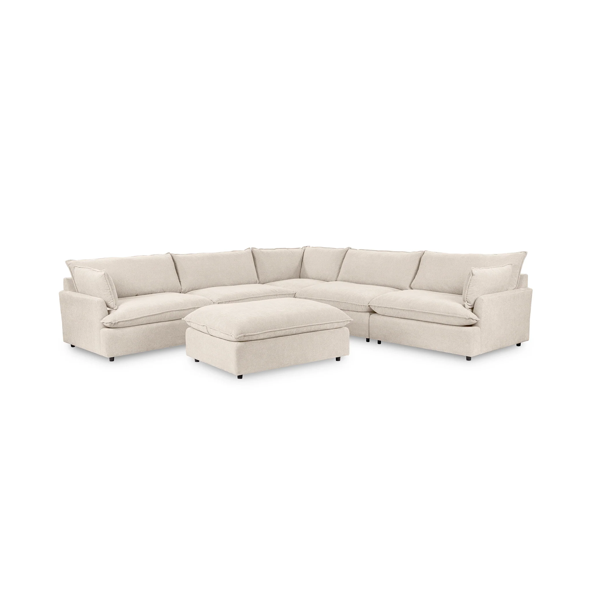 Caplan 6-Piece Modular Sectional w/ Ottoman - Image 60