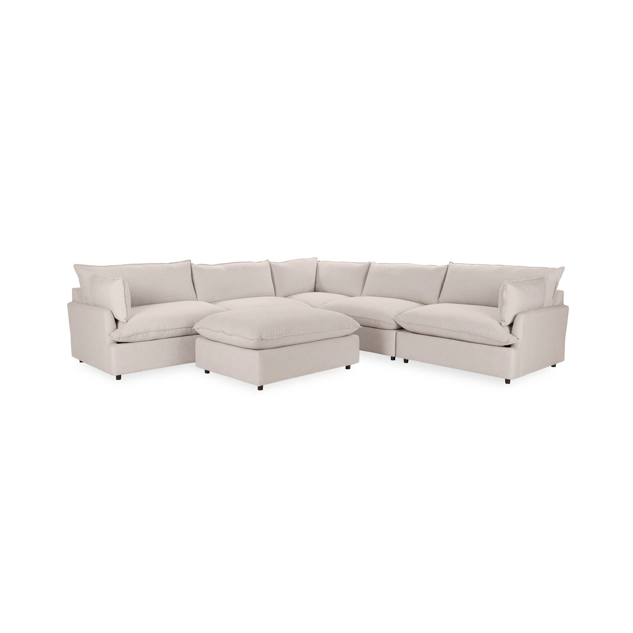 Caplan 6-Piece Modular Sectional w/ Ottoman - Image 77