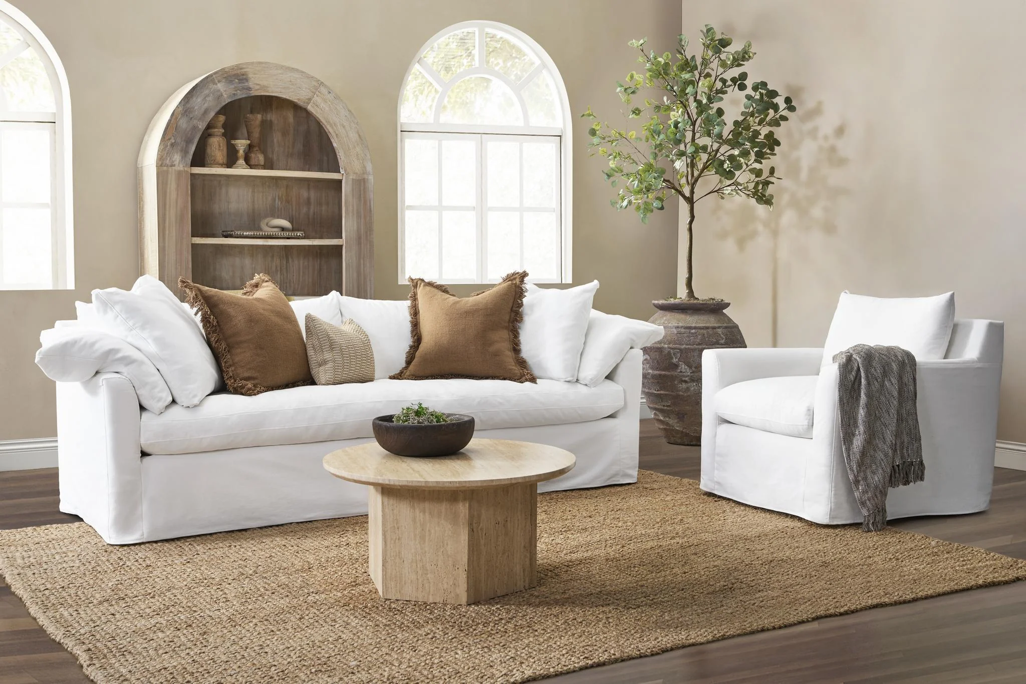 Cassiano Slip Cover Sofa - Image 50