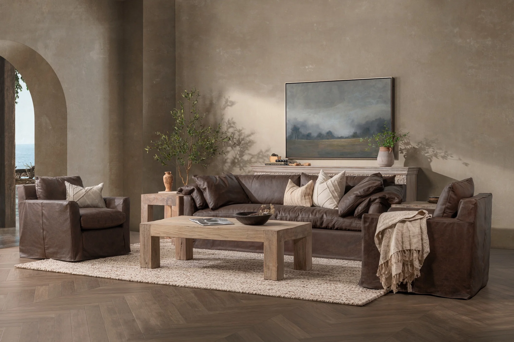 Cassiano Slip Cover Sofa - Image 9