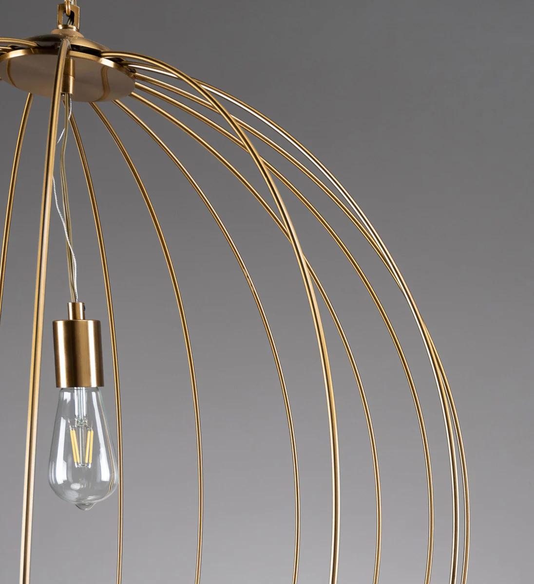 Catherine Iron Round Chandelier - Image 3