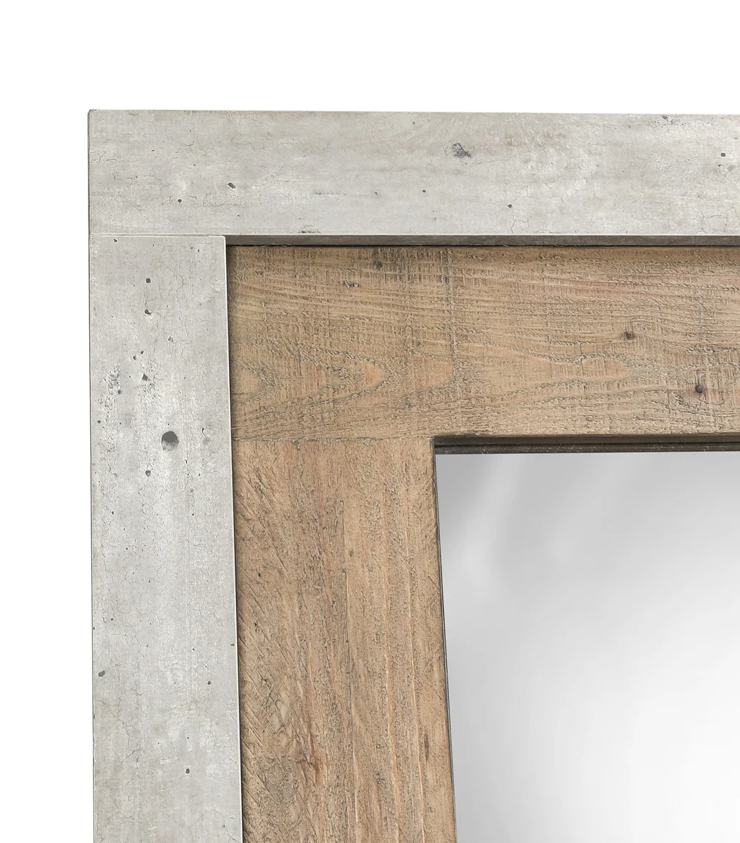 Charlotte Floor Mirror - Natural/Weathered Cement - Image 3