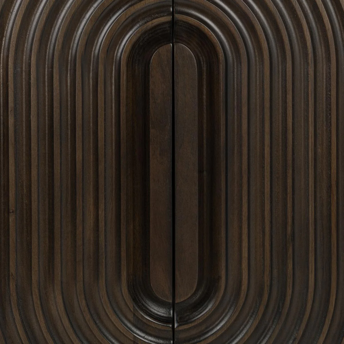 Colson 4 Door Cabinet - Dark Brown - Image 6