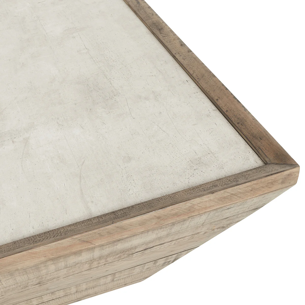 Dalton Square Coffee Table - Natural/Antique White - Image 4
