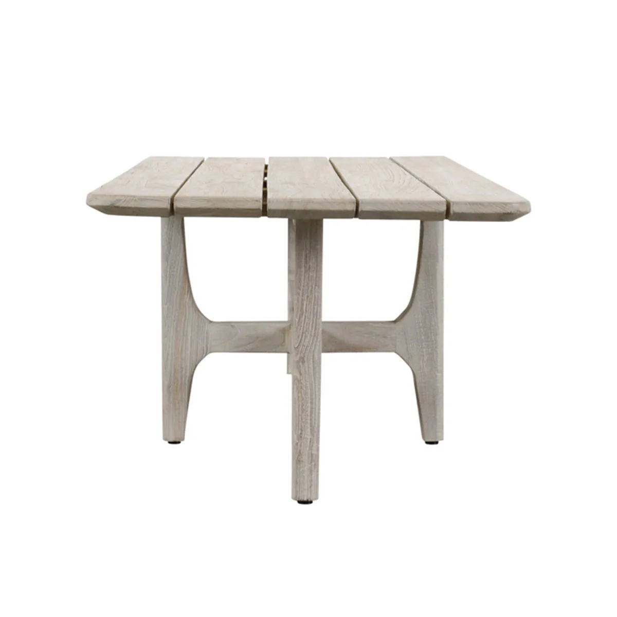 Dawn Outdoor Rectangle Coffee Table - Gray - Image 3