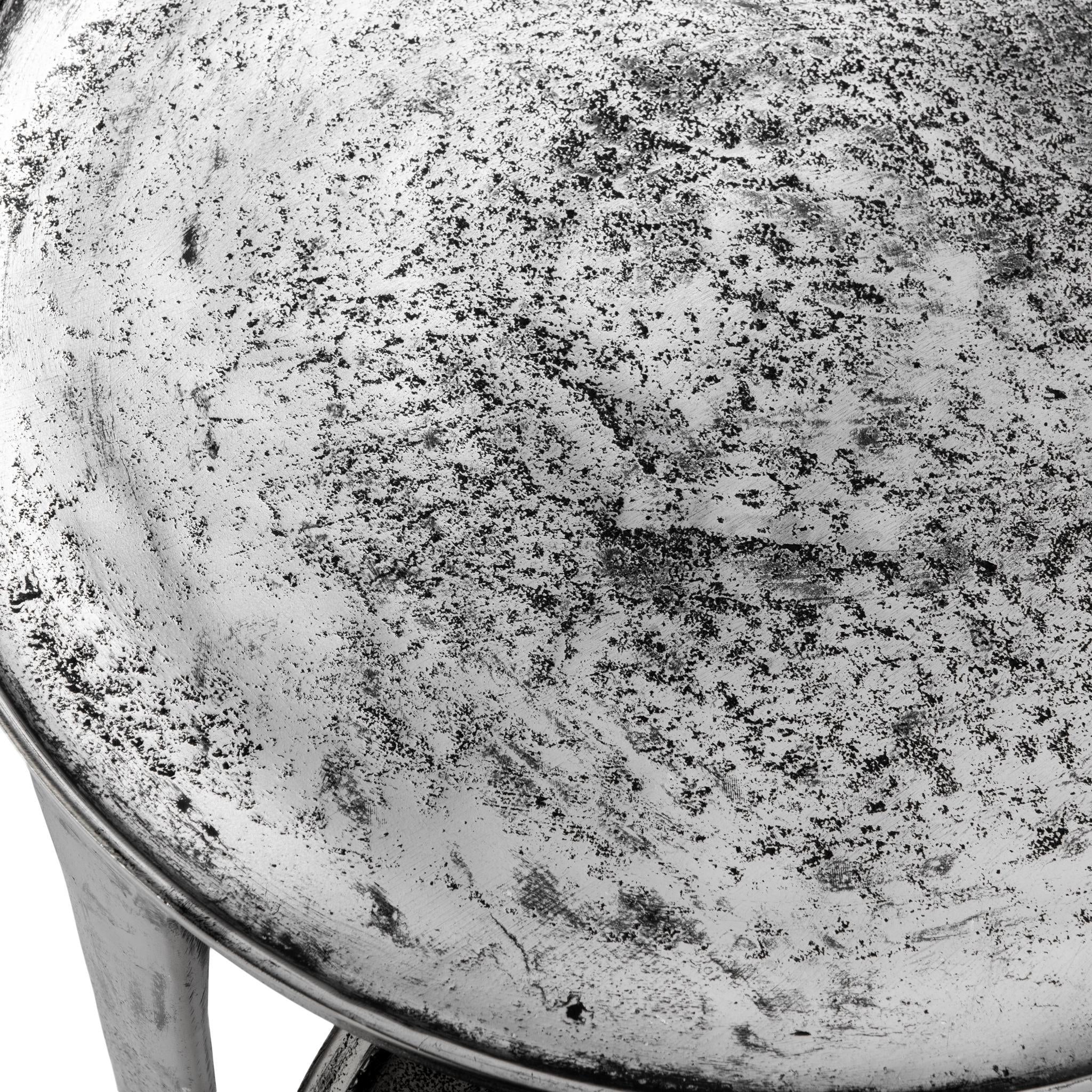 Elinor Nesting Accent Tables , Set of 2 - Antique Nickel - Image 4