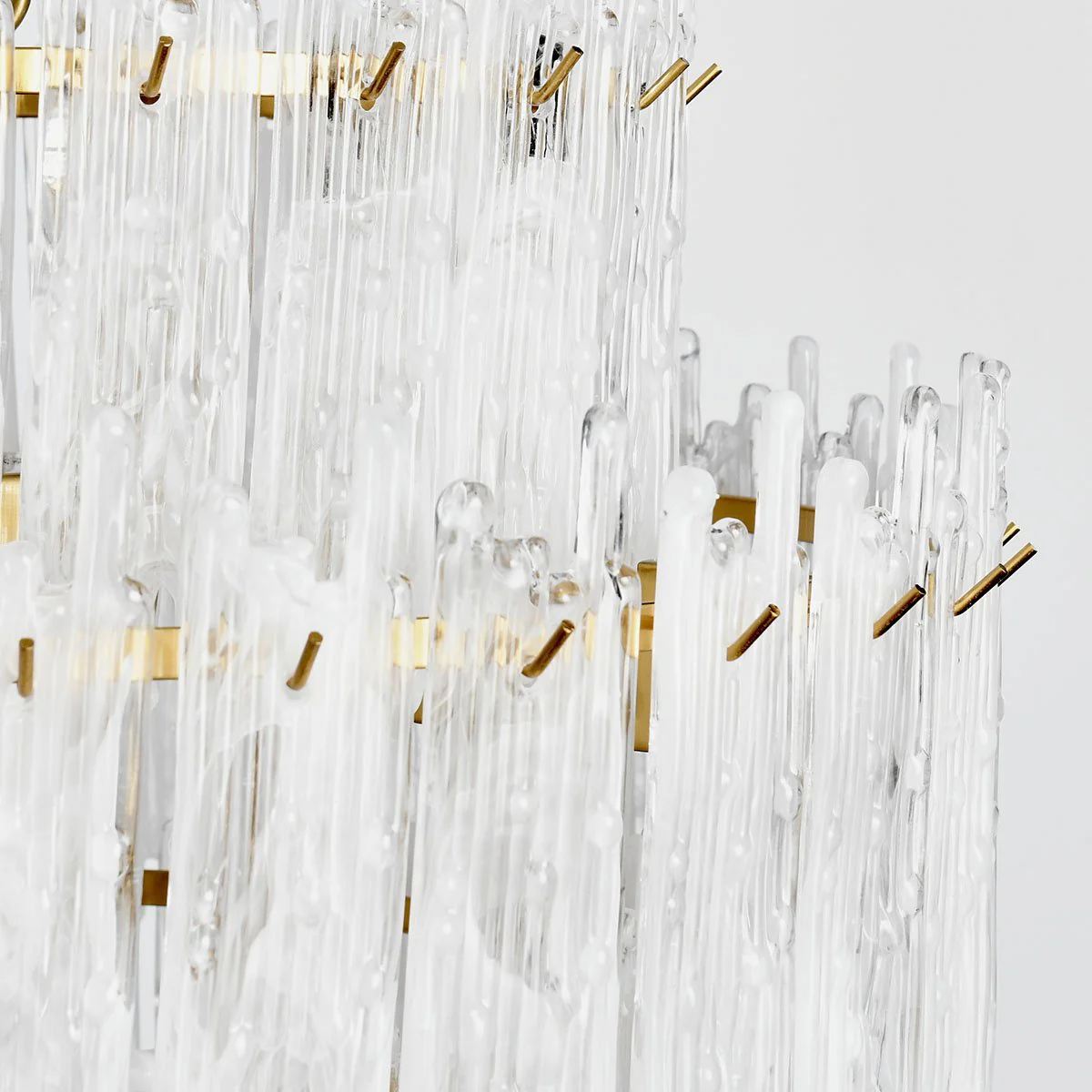 Everly Glass Round Chandelier - Image 4