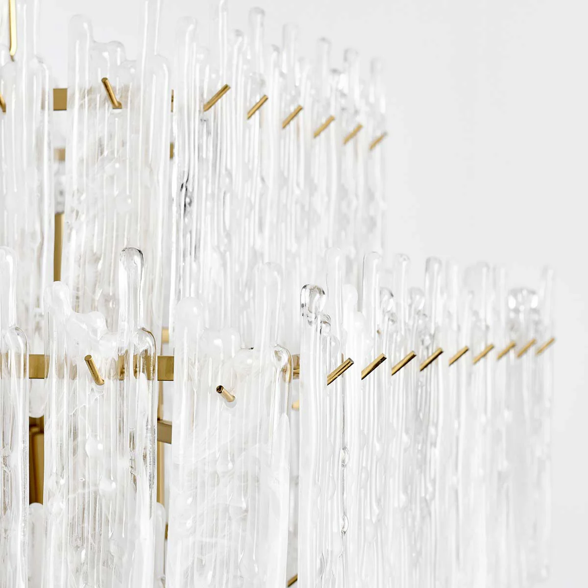 Everly Glass Square Chandelier - Image 4