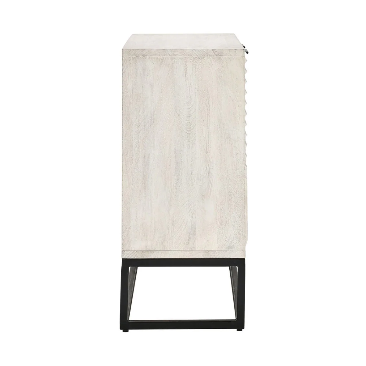 Flint 2 Door Cabinet - Coastal White - Image 3