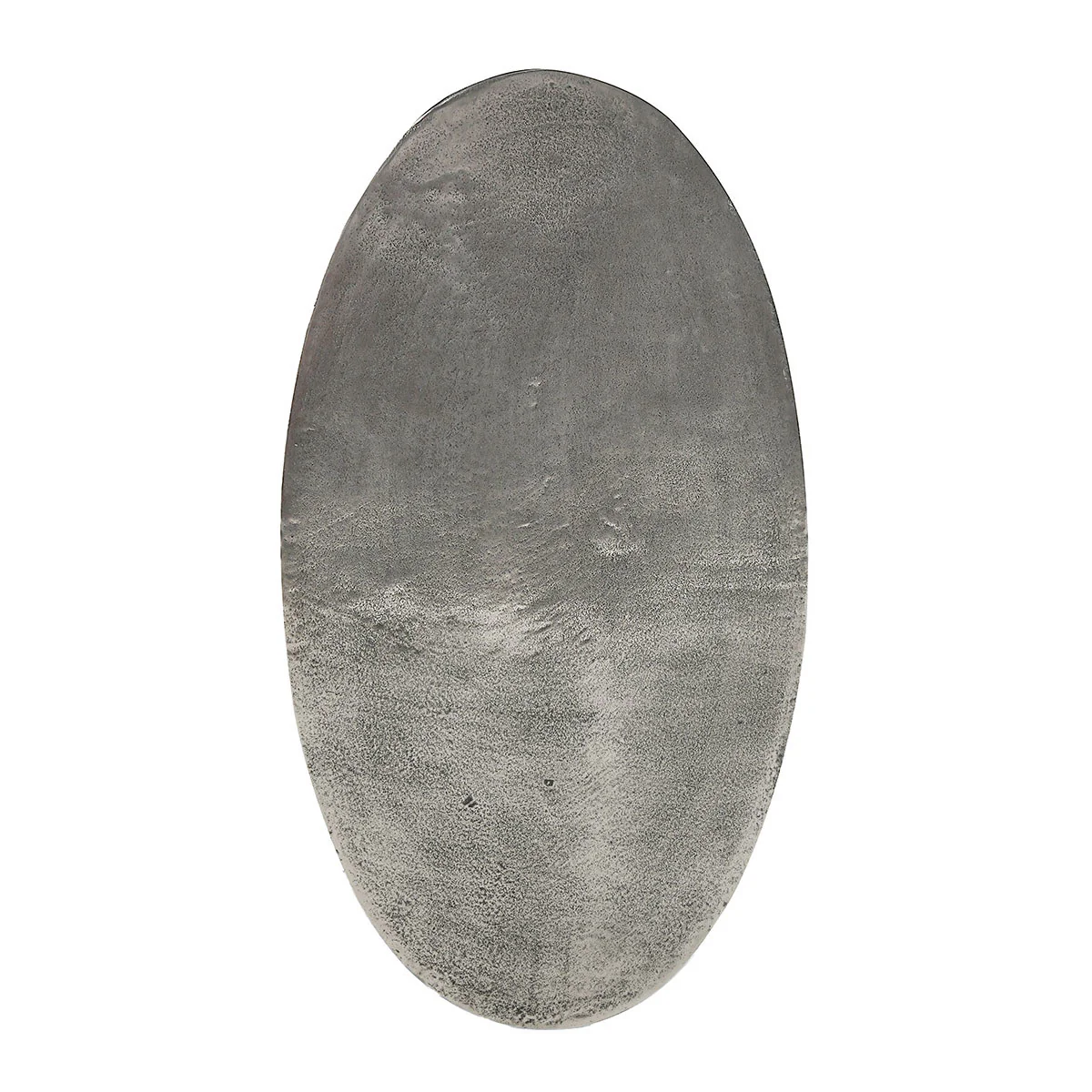 Flores Cast Aluminum Oval Coffee Table - Nickle - Image 5
