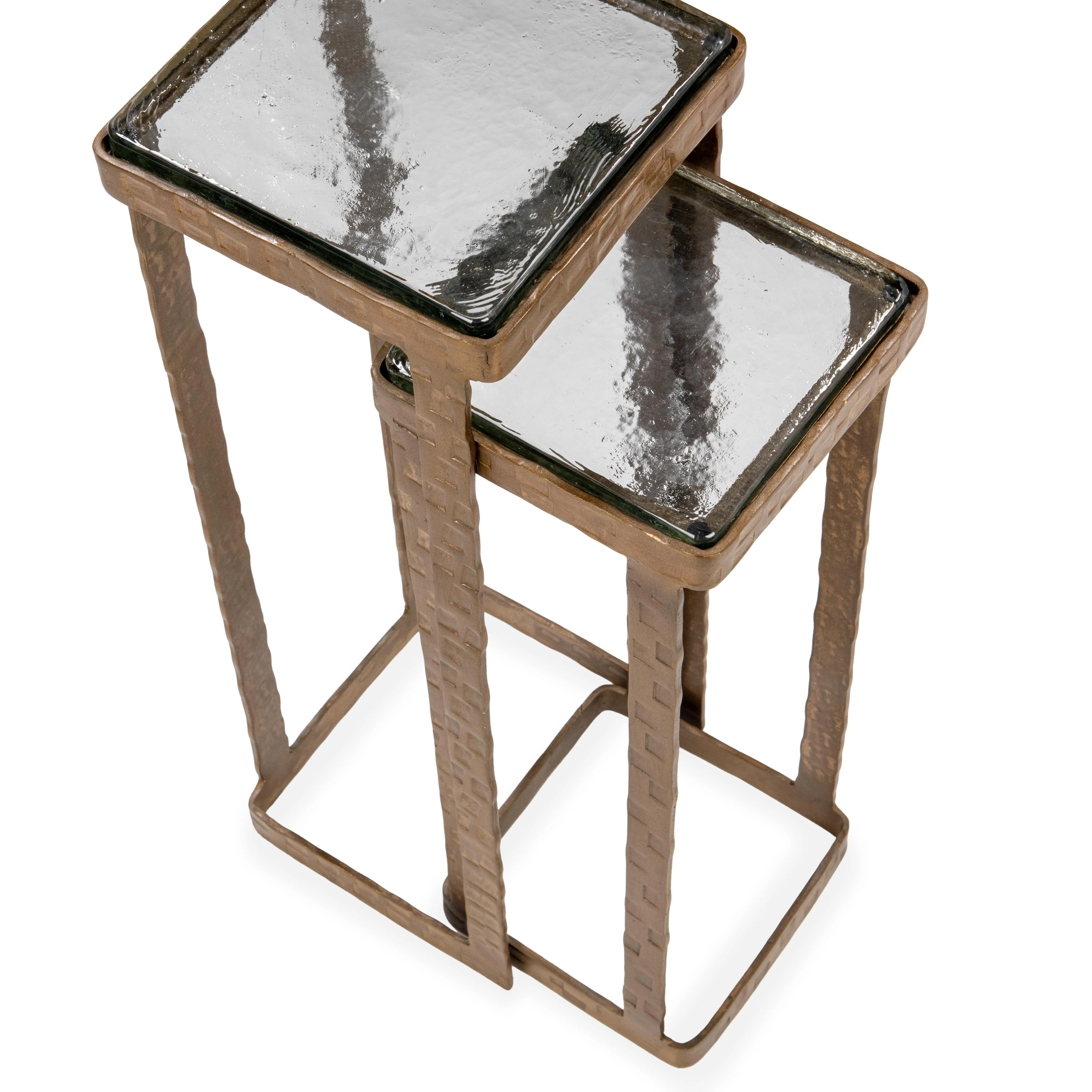 Gillian Nesting Accent Tables, Set of 2 - Brass - Image 5