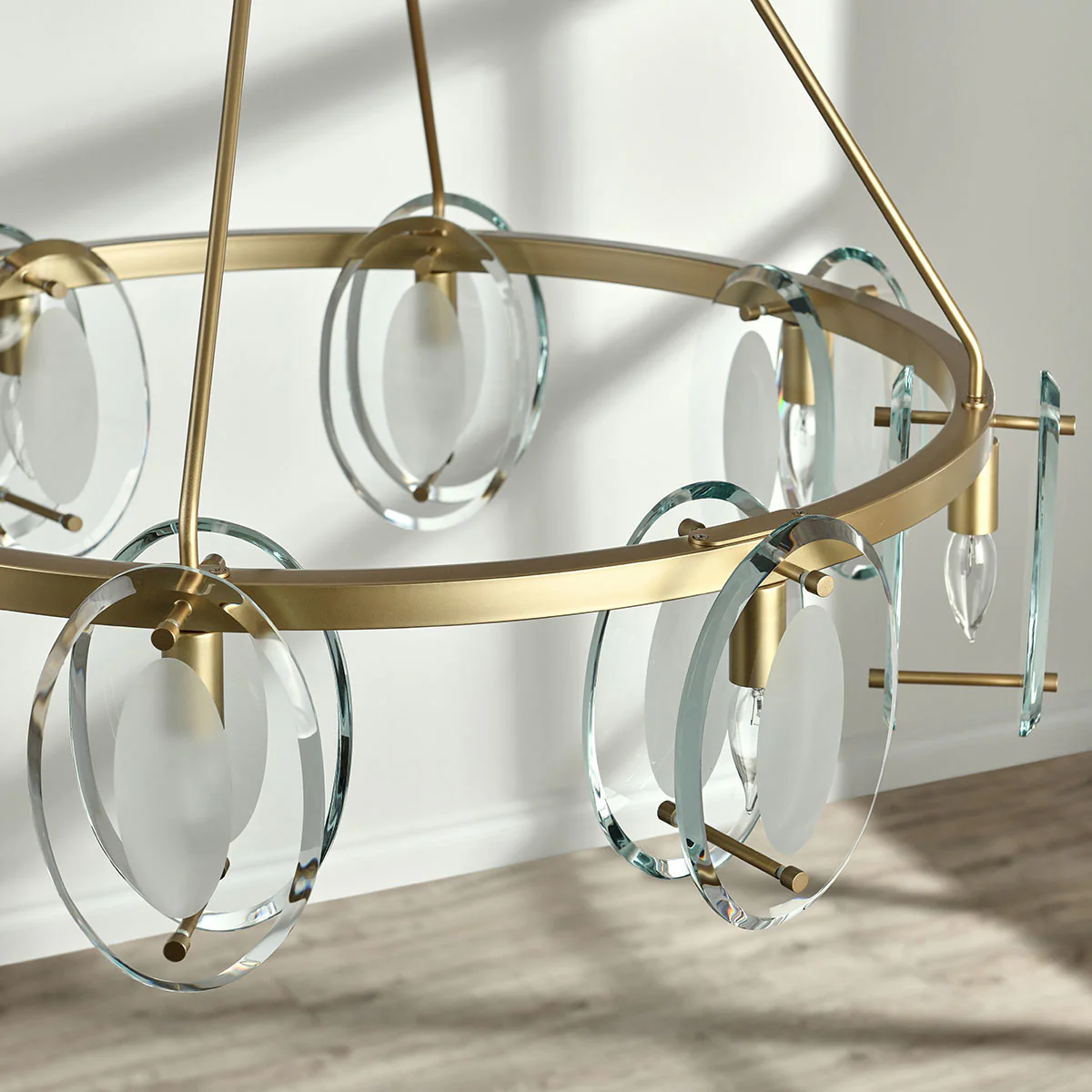 Gina Glass Round Chandelier - Image 6