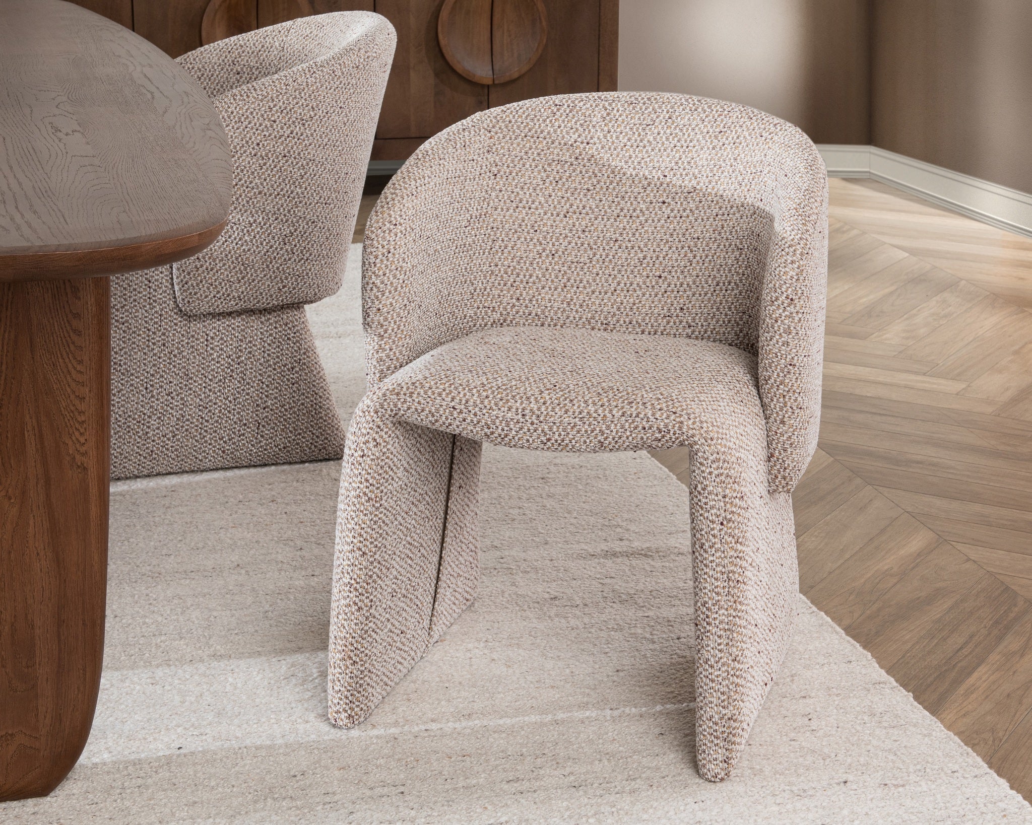 Halstead Upholstered Dining Chair - Harvest - Image 7