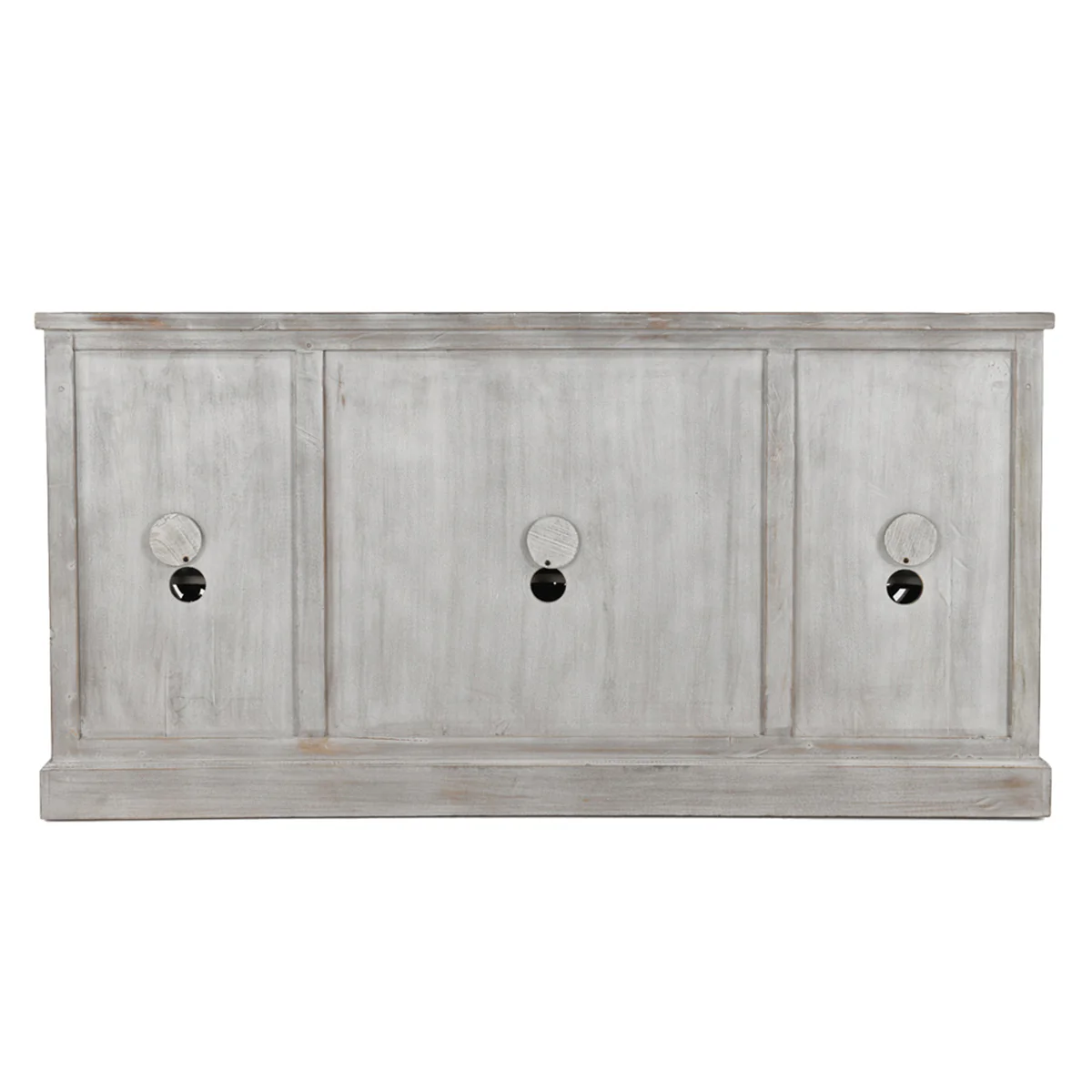 Harmony Breakfront 4Dr Cabinet - Vintage Gray - Image 6