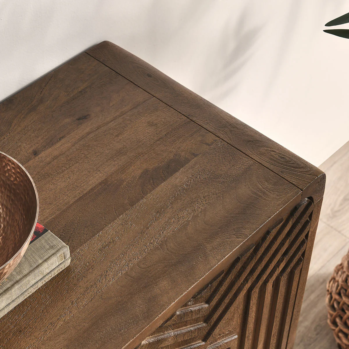 Holmes 4 Door Buffet - Artisan Brown - Image 9