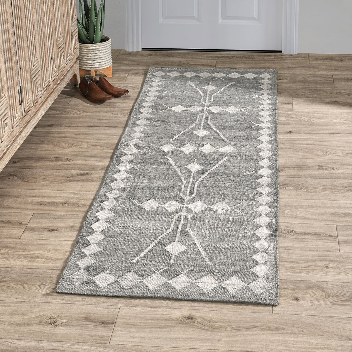 Indoor/Outdoor Oasis Rug - Gray Multi - Image 8
