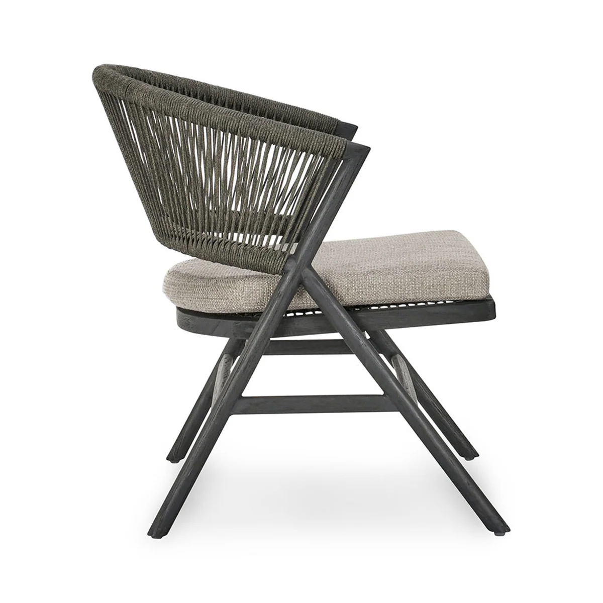 Jessica Outdoor Accent Chair - Forest Green - Image 3