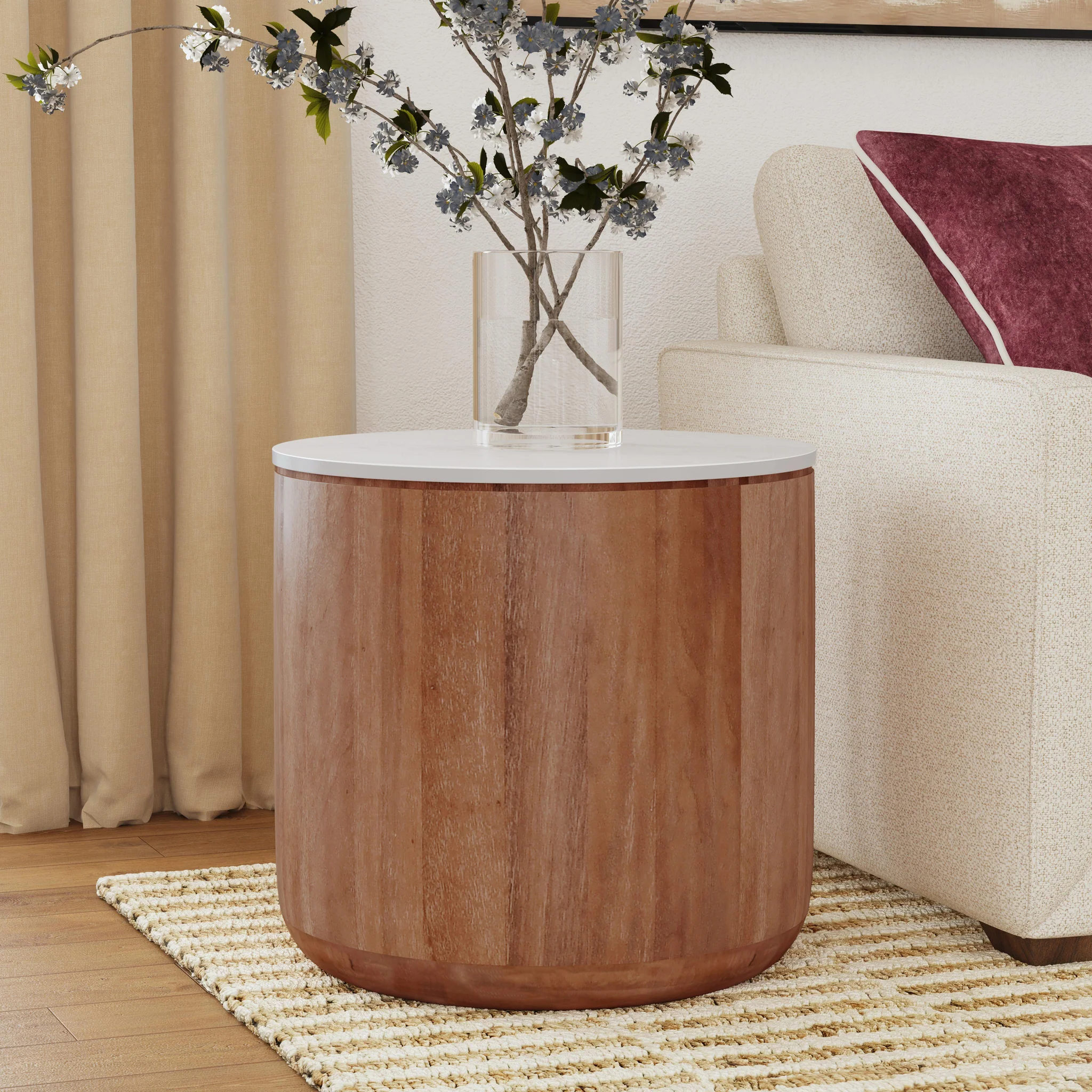 Josie End Table - Hickory Brown - Image 5