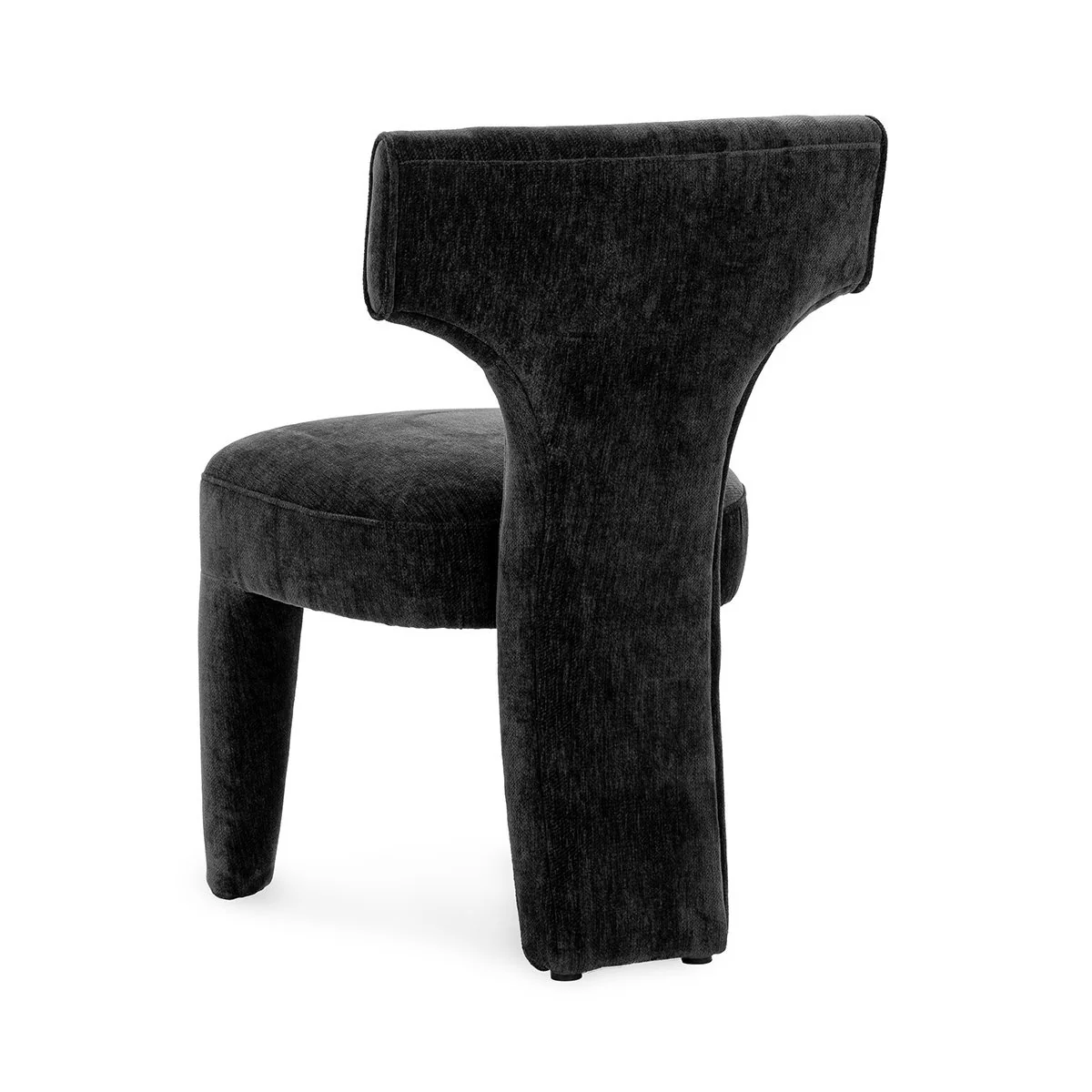 Khai Upholstered Dining Chair - Charcoal - Image 4