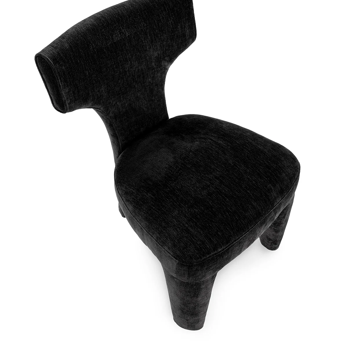 Khai Upholstered Dining Chair - Charcoal - Image 5