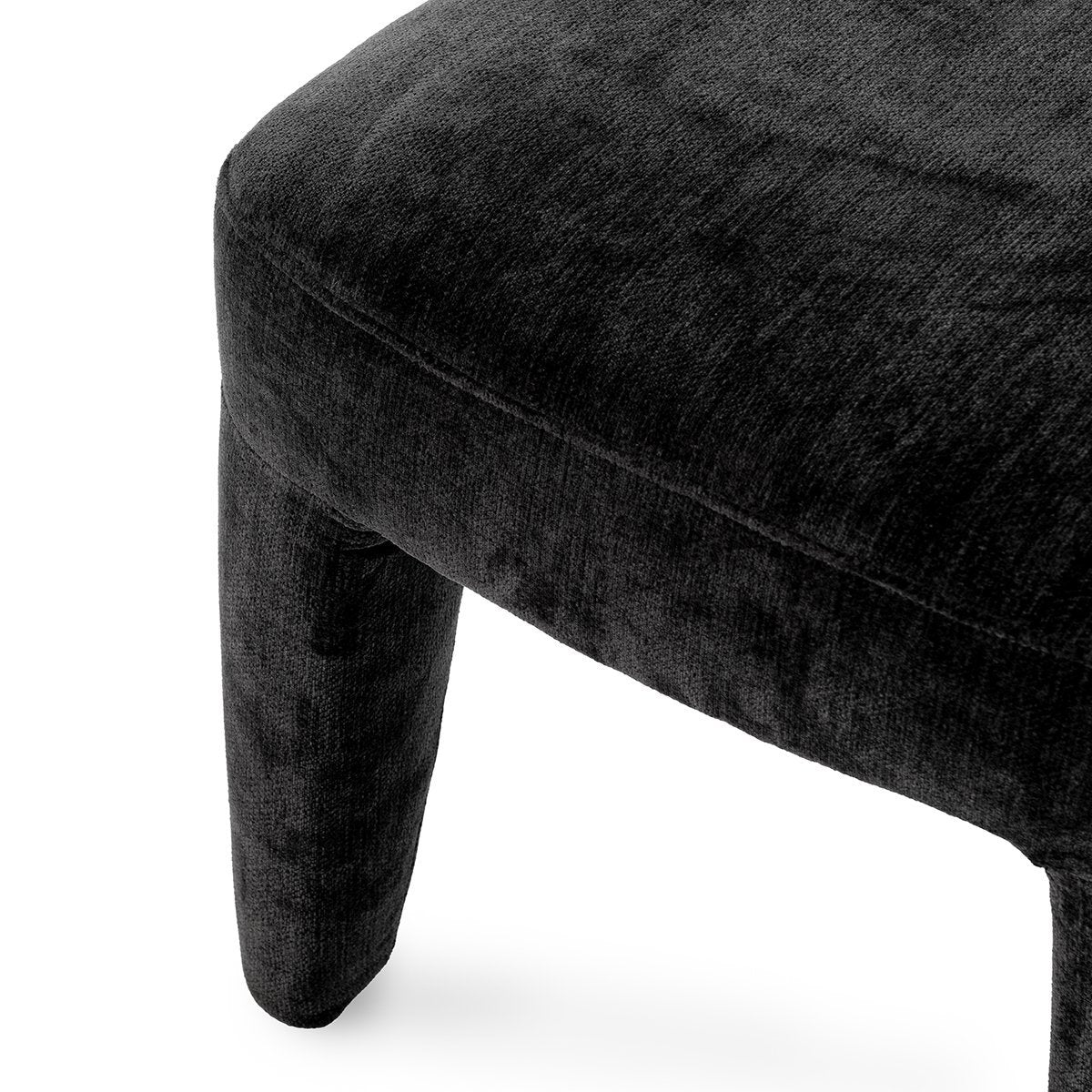 Khai Upholstered Dining Chair - Charcoal - Image 7