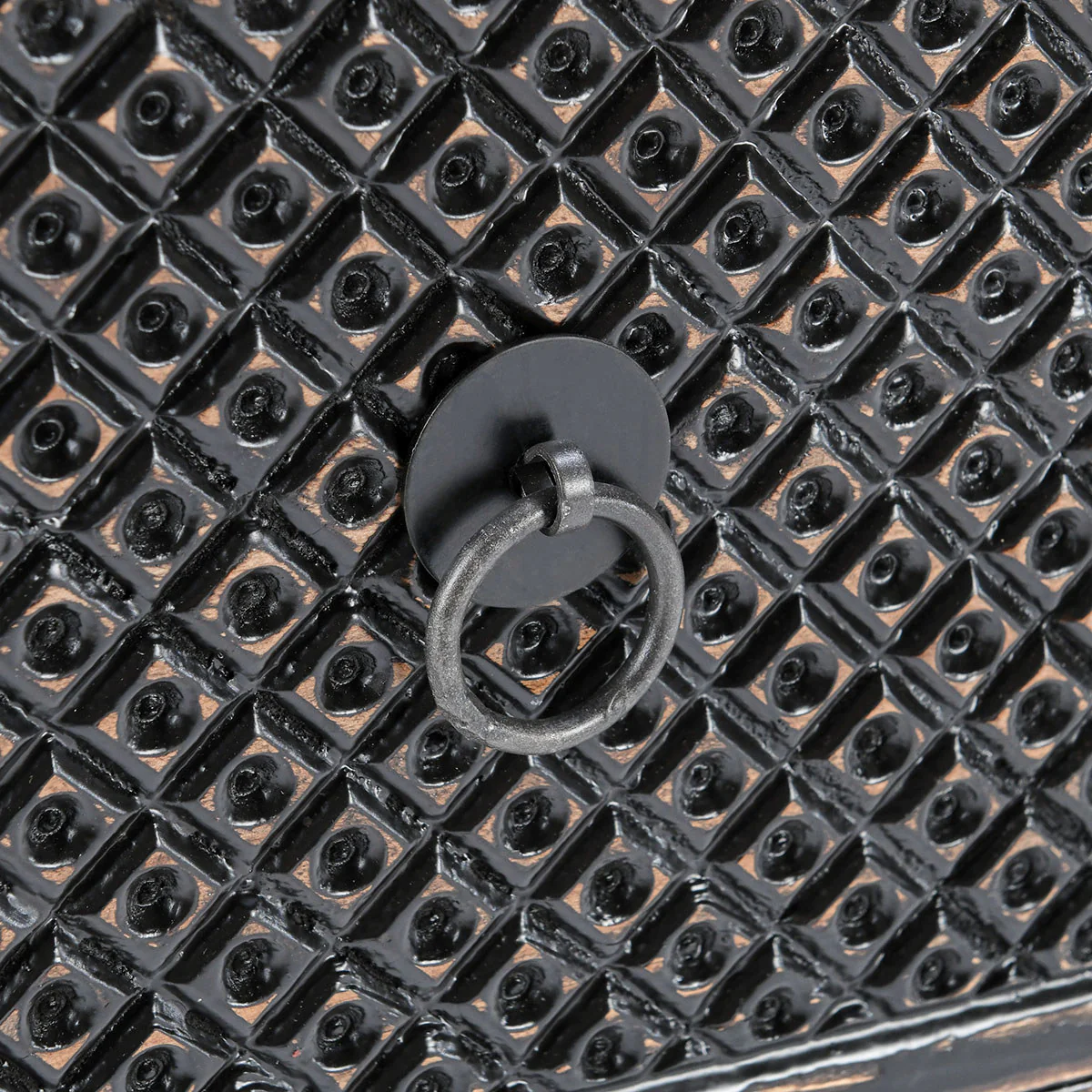 Lahey 11 Drawer Console Table - Antique Black - Image 7