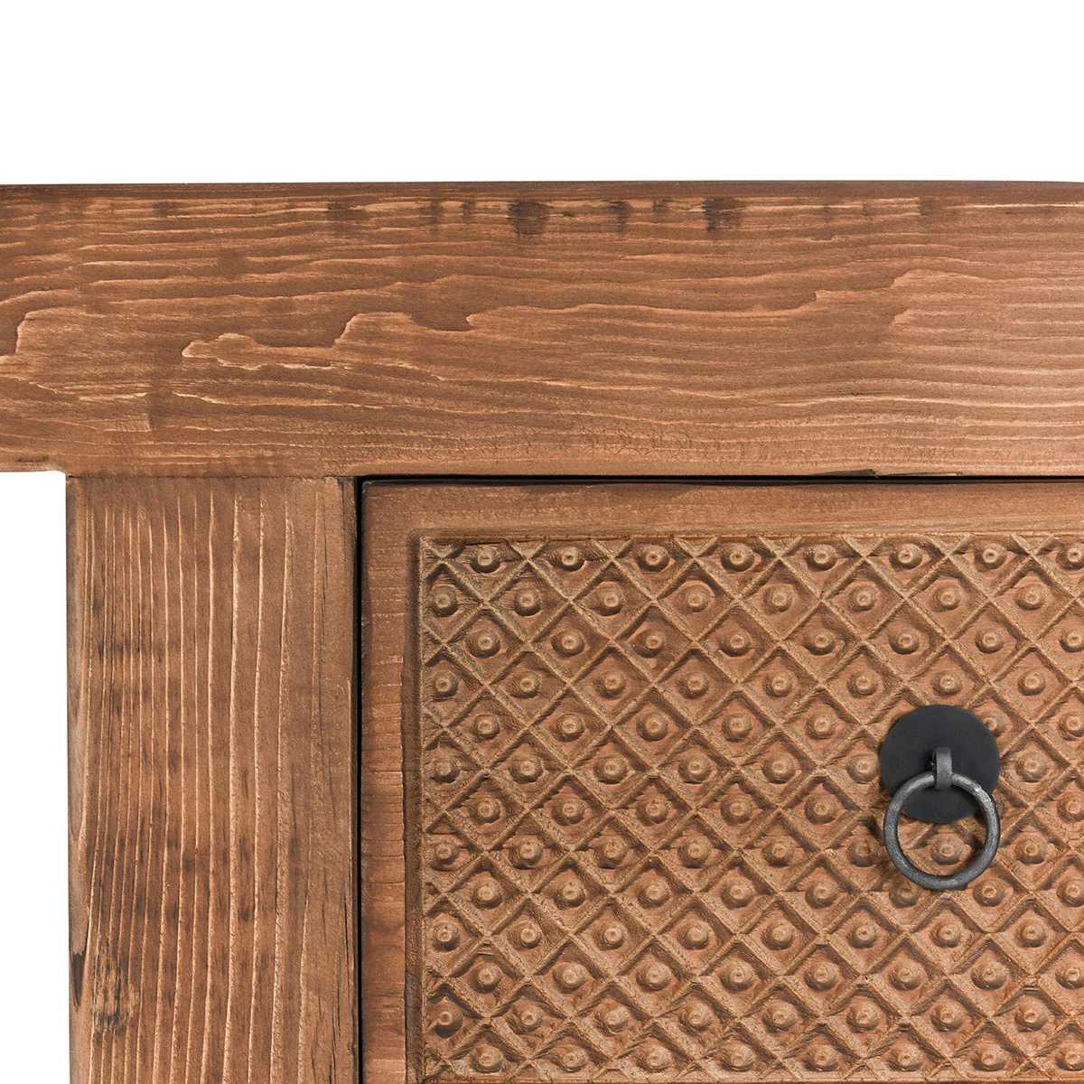 Lahey 11 Drawer Console Table - Mission Brown - Image 8