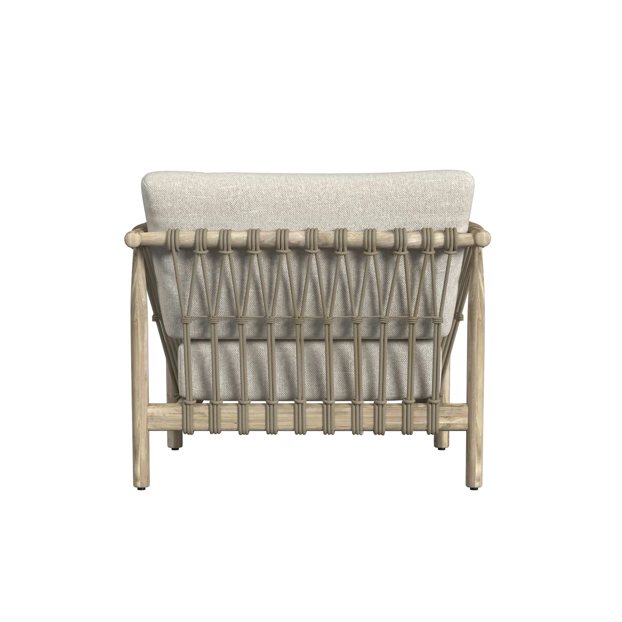 Leo Outdoor Accent Chair - Taupe - Image 3
