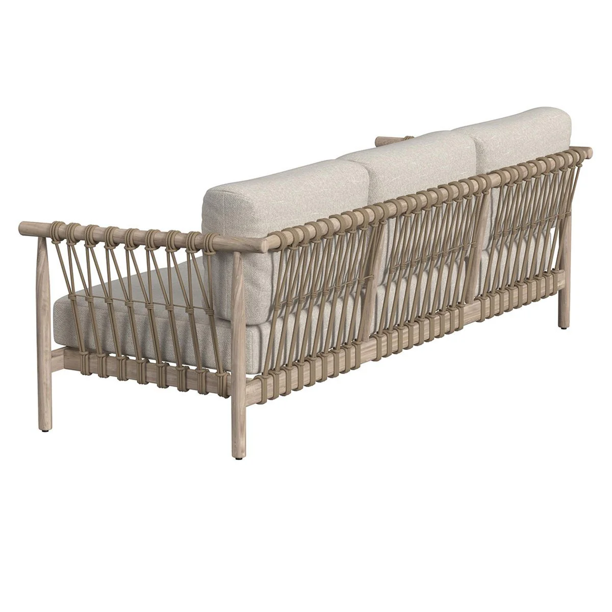 Leo Outdoor Sofa - Taupe - Image 5