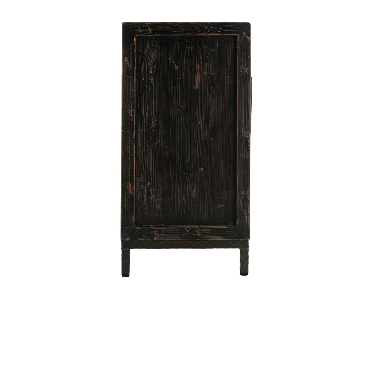 Lisbon 6Dr Cabinet - Weathered Black/Travertine - Image 3