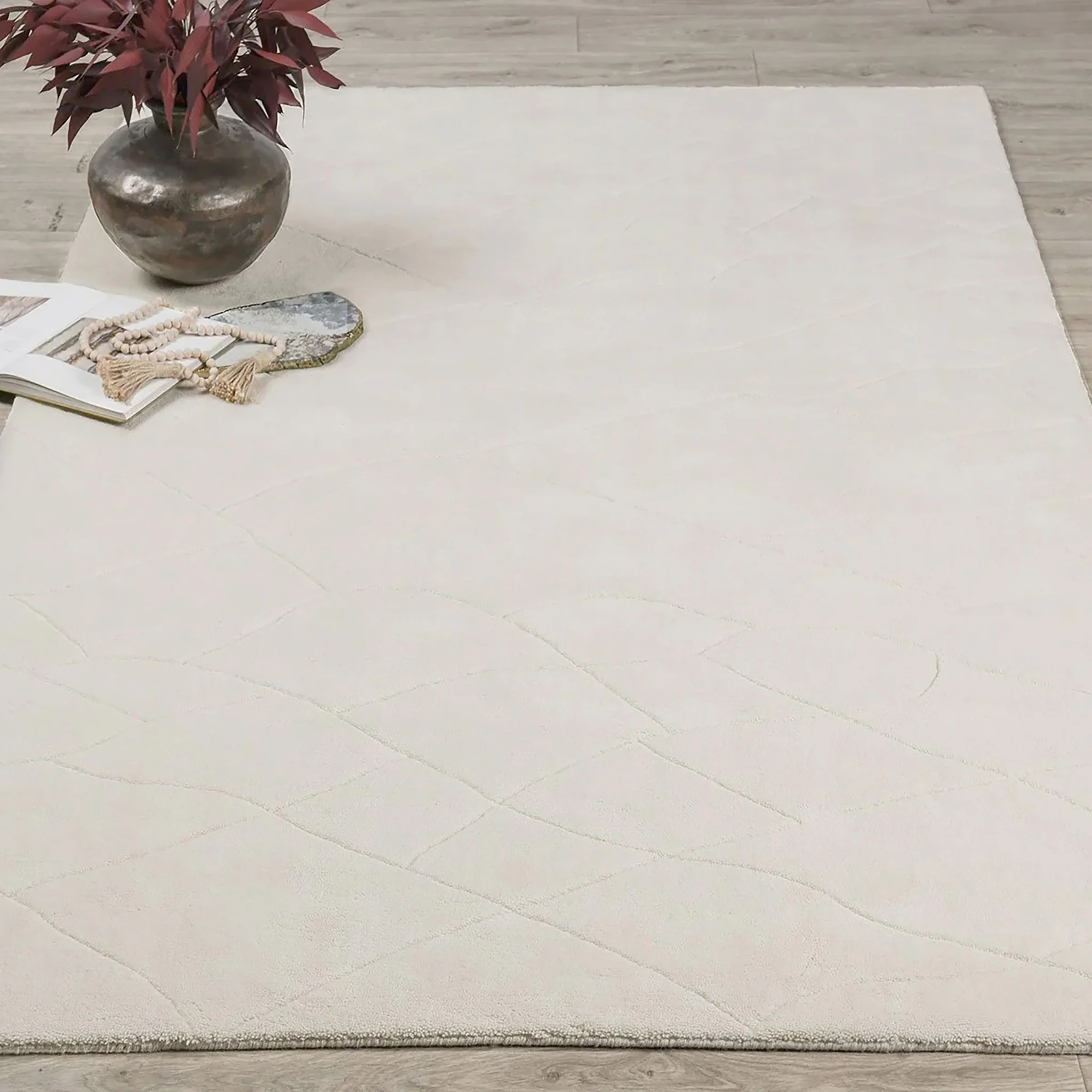 Lucerne Wool Rug - Ivory - Image 10