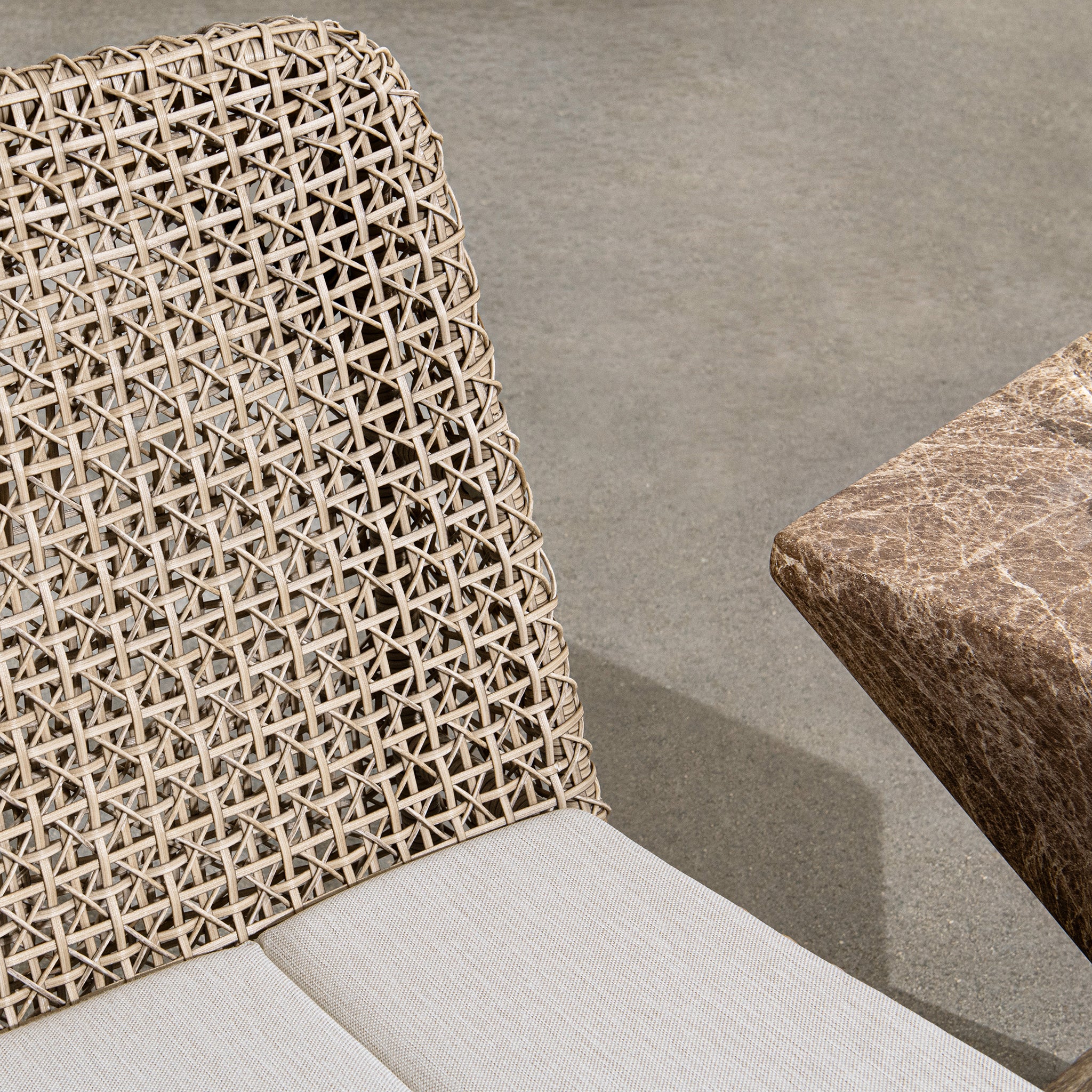 Michelle Outdoor Accent Chair - Linen - Image 8