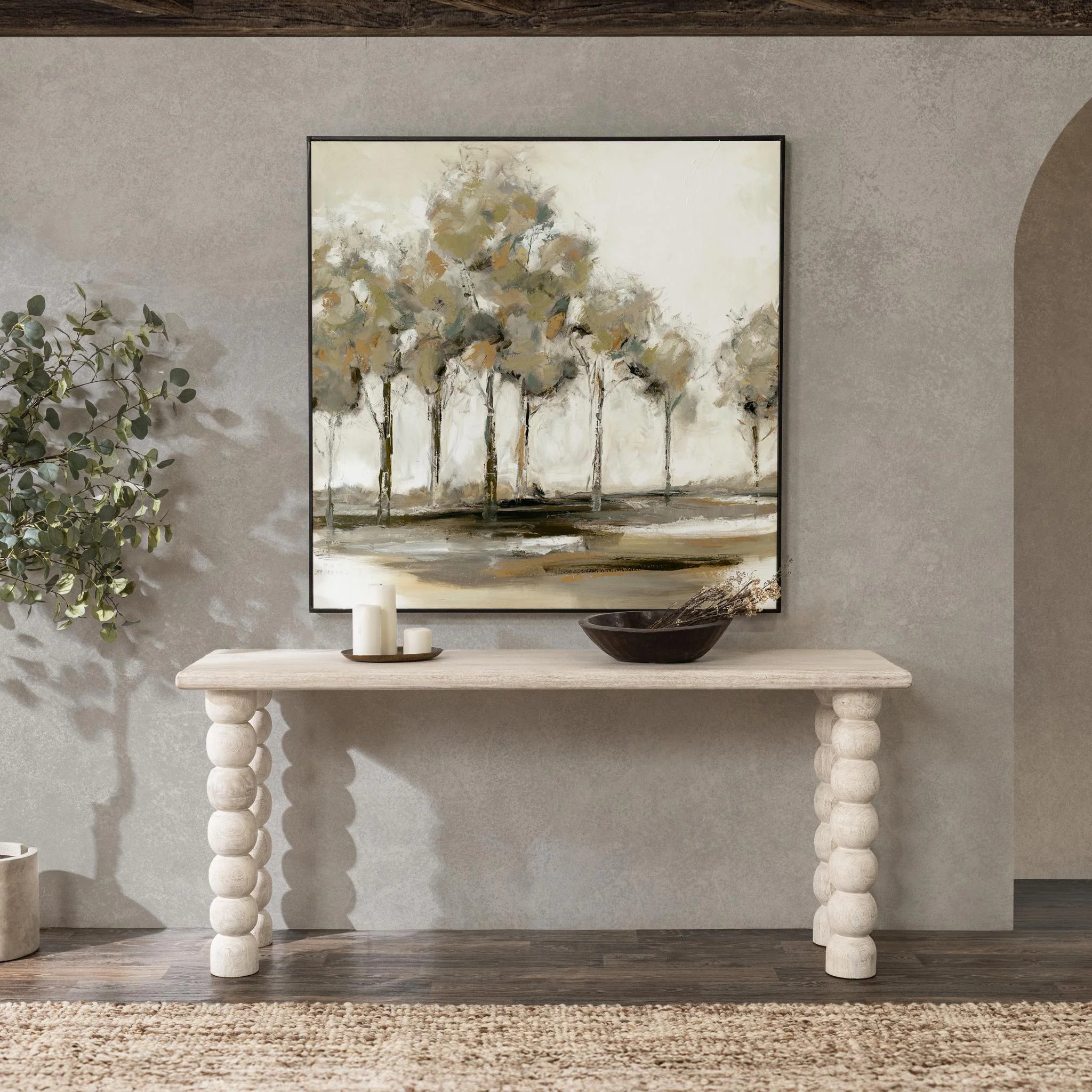 Adir Console Table - Cream - Image 7