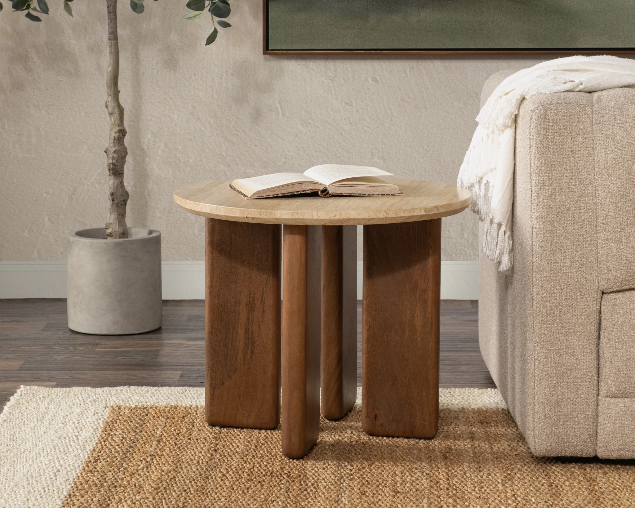 Idella End Table - Tan - Image 6