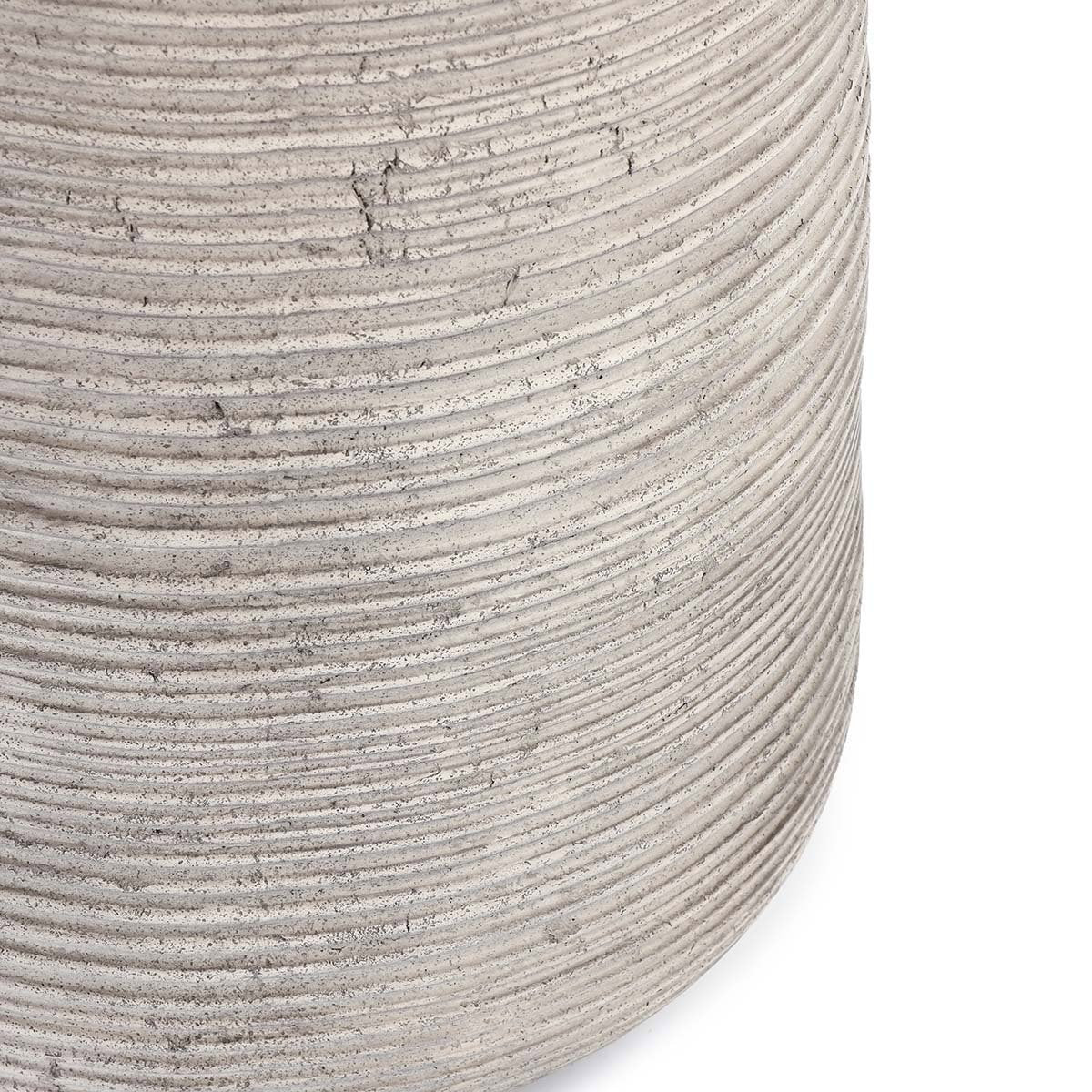 Nellie Outdoor Round End Table - Light Gray - Image 4