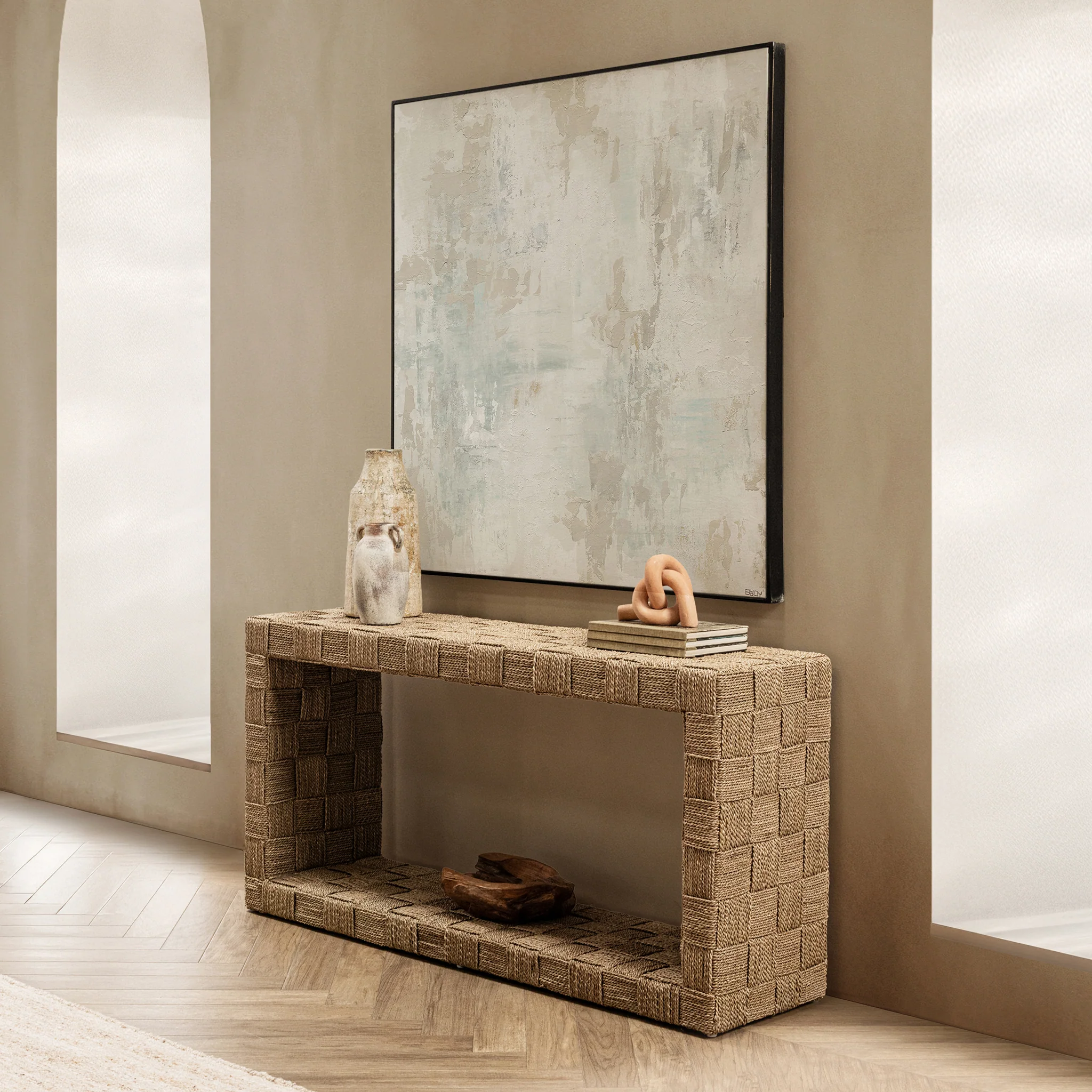 Neyla Console Table - Natural - Image 7