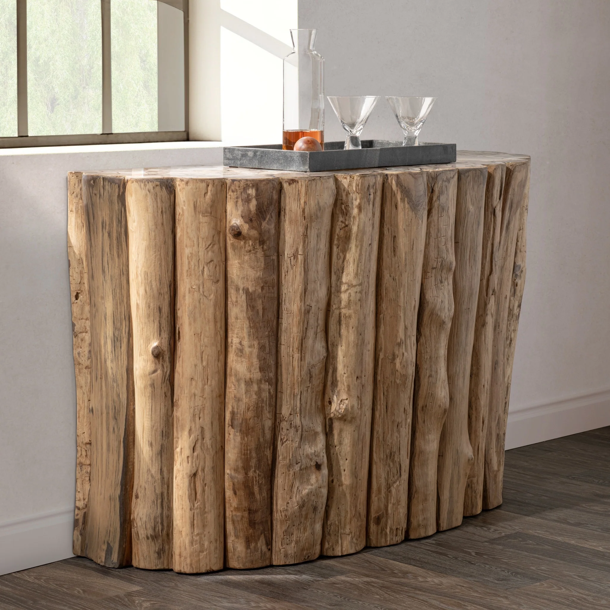 Norwest Console Table - Natural - Image 9